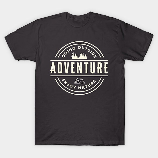 Adventure enjoy nature T-Shirt by Nifty Studio